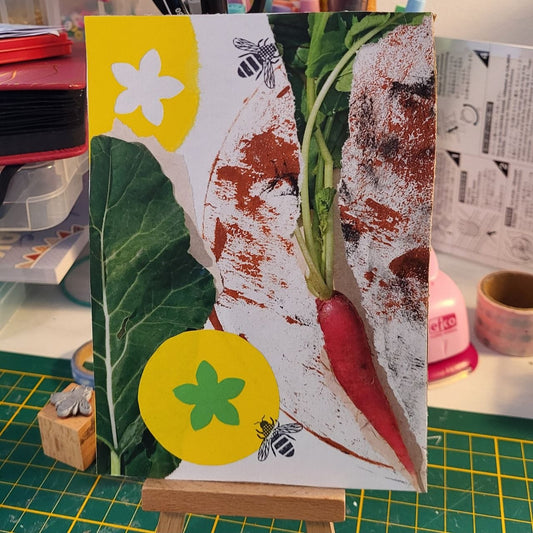 Original Collage "Rübli"