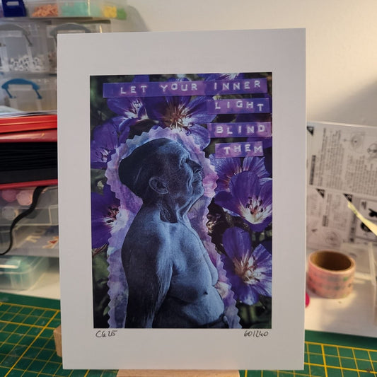 Druck - Collage "Inner light"